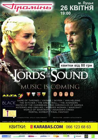 постер Lords of the Sound «Music is Coming»